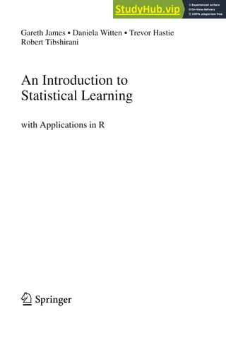 An Introduction To Statistical Learning.pdf