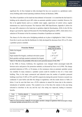 Aisc Fire Design An Introduction To Structural Fire Engineering - Course Notes 2014 | PDF