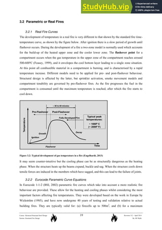 An Introduction To Structural Fire Engineering - Course Notes 2014 | PDF