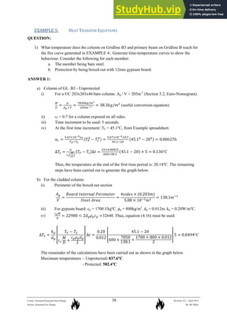 An Introduction To Structural Fire Engineering - Course Notes 2014 | PDF