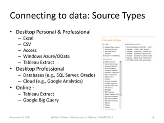 An introduction to Tableau | PDF