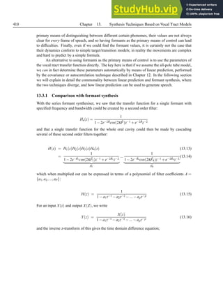 An Introduction To Text-To-Speech Synthesis