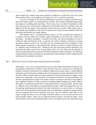 An Introduction To Text-To-Speech Synthesis