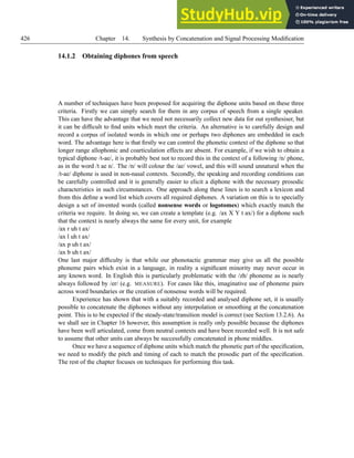 An Introduction To Text-To-Speech Synthesis