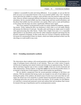 An Introduction To Text-To-Speech Synthesis