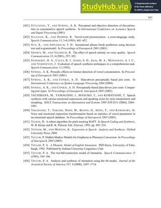 An Introduction To Text-To-Speech Synthesis