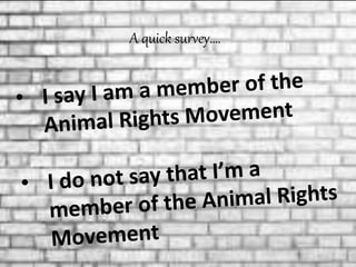 Intro to the Controversial Idea of Animal Rights | PPT