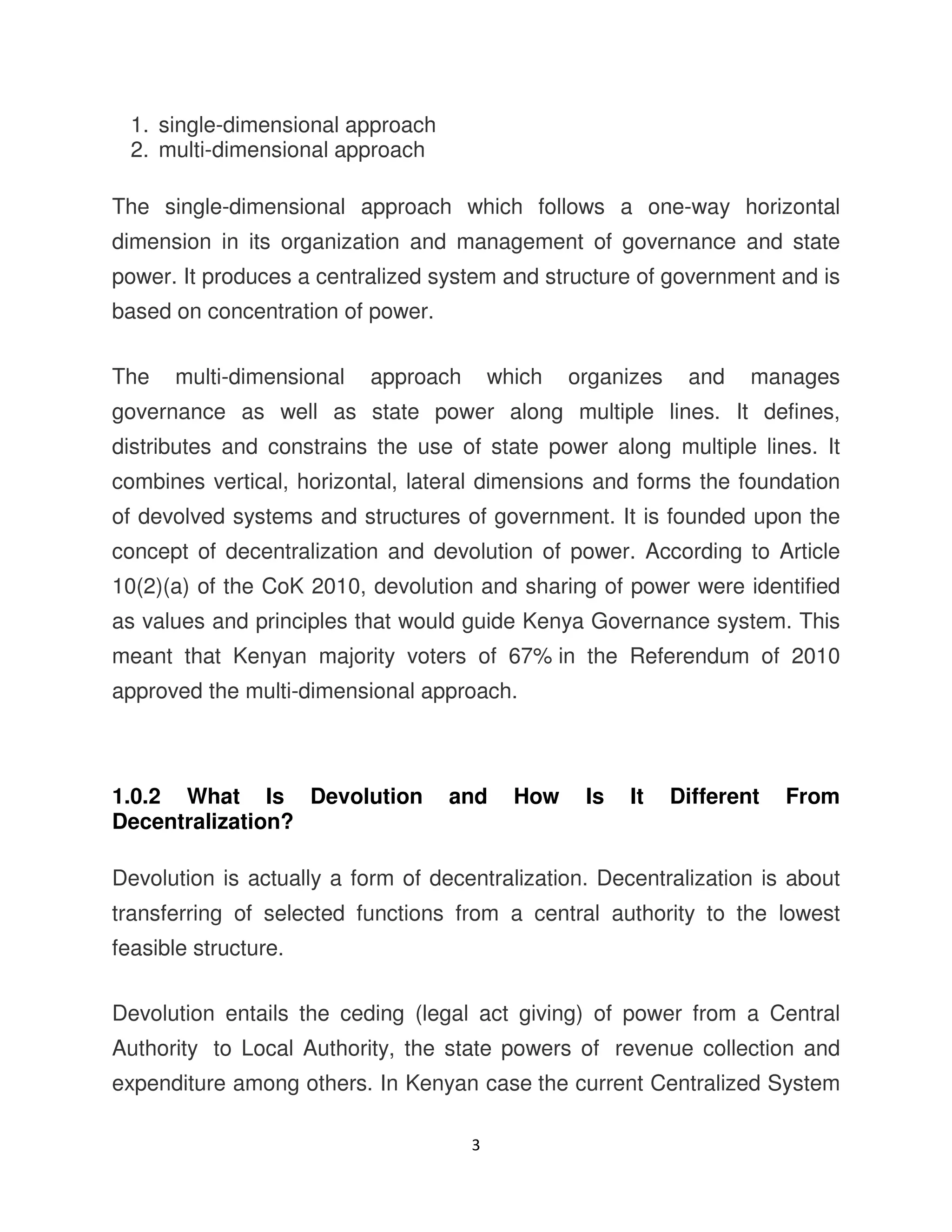 An introduction to the county governments of kenya | PDF