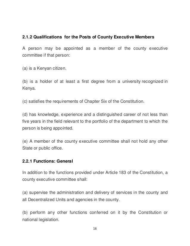 An Introduction To The County Governments Of Kenya