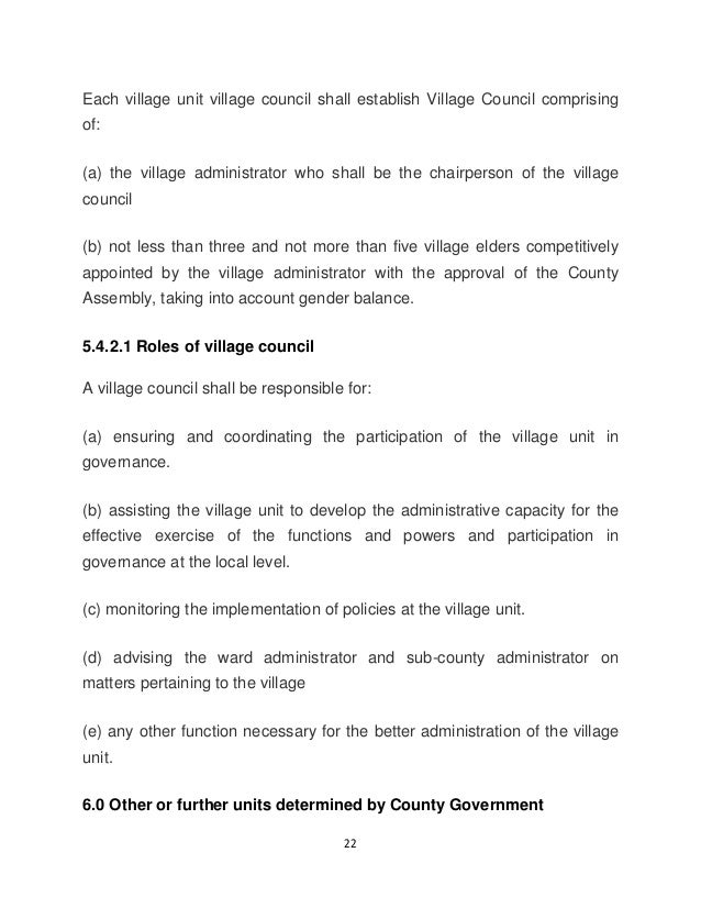 An Introduction To The County Governments Of Kenya