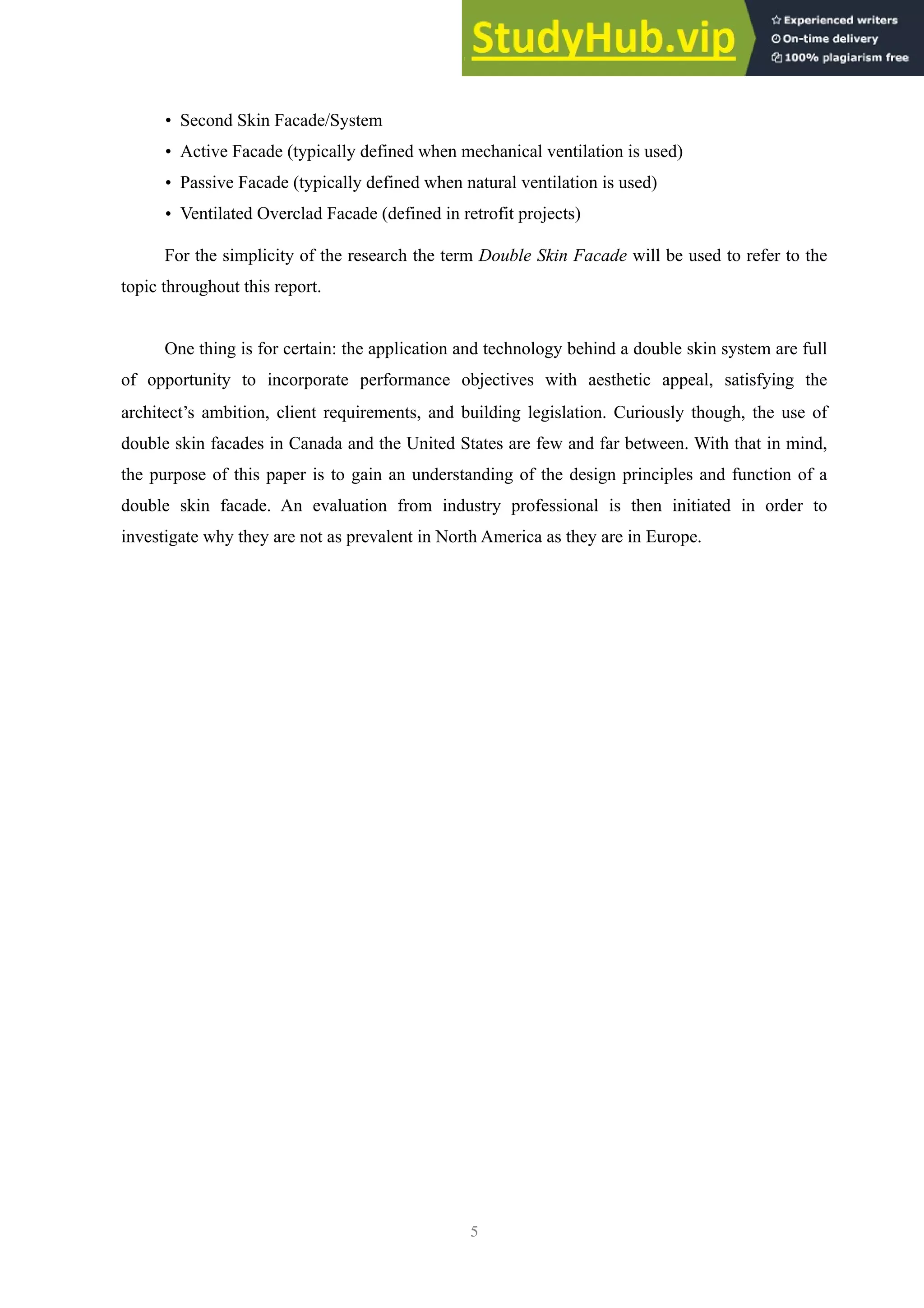 An Introduction To The Design And Application Of Double Skin Facades In ...