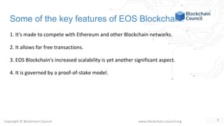An introduction to the EOS in Blockchain and Crypto | PPT
