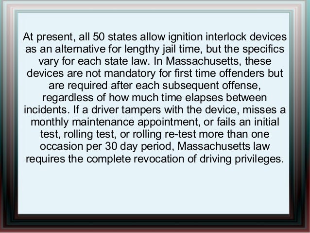 An Introduction To The Ignition Interlock Device By Joseph