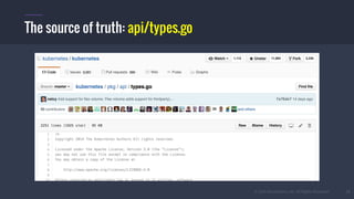 © 2015 Mesosphere, Inc. All Rights Reserved. 17
The source of truth: api/types.go
 