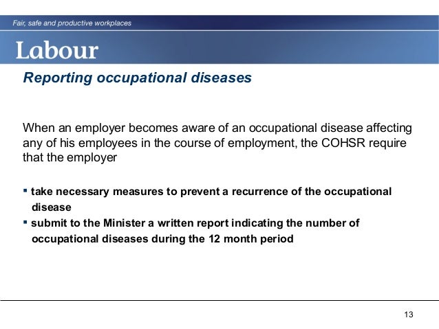 An introduction to the list of occupational diseases ms eva karpins…