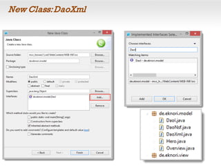 New Class:DaoXml
 
