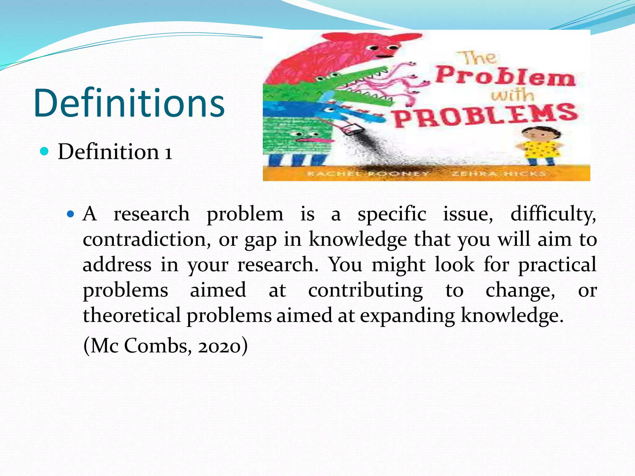 An introduction to the problem statement | PPT