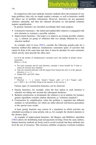 An Introduction To The Resource Constrained Project Scheduling Problem ...