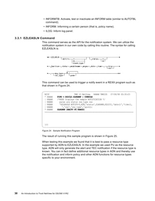 Netview Command Example An introduction to tivoli net view for os 390 v1r2 sg245224 | PDF