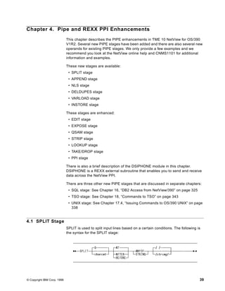 Netview Command Example An introduction to tivoli net view for os 390 v1r2 sg245224 | PDF