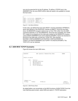 Netview Command Example An introduction to tivoli net view for os 390 v1r2 sg245224 | PDF