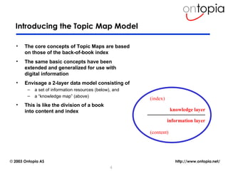 An introduction to topic maps,ontologies and published subjects | PPT
