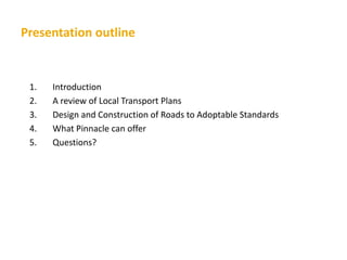 An introduction to transport planning rev 1 | PPTX