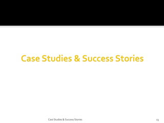 Cast Studies & Success Stories

23

 