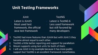 An Introduction To Unit Testing and TDD | PPT