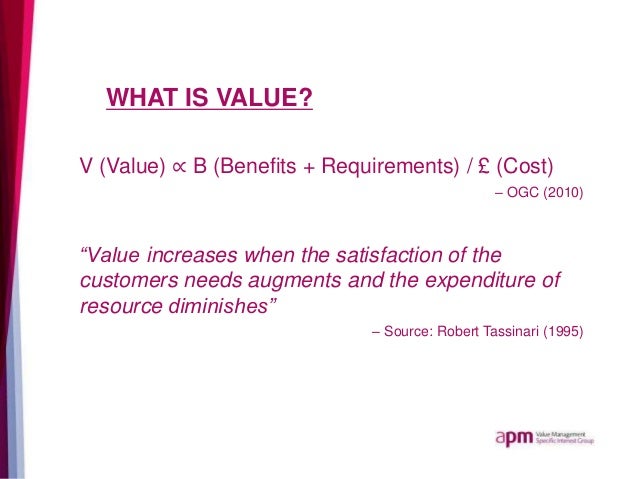 An Introduction To Value Management