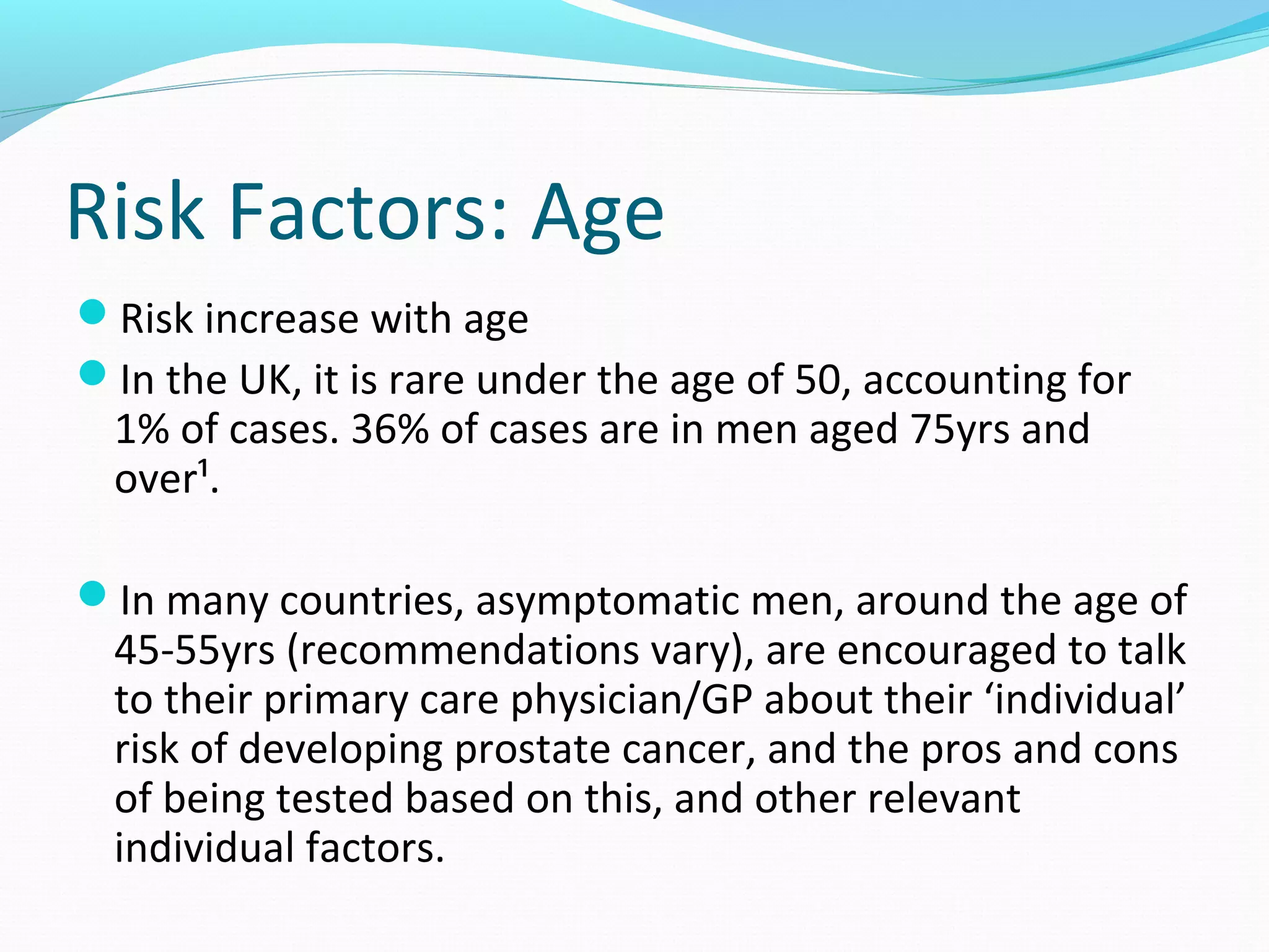 An introduction to prostate cancer diagnosis | PPT