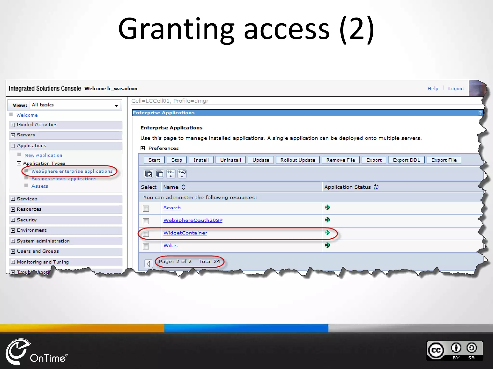 Granting access (2)
 