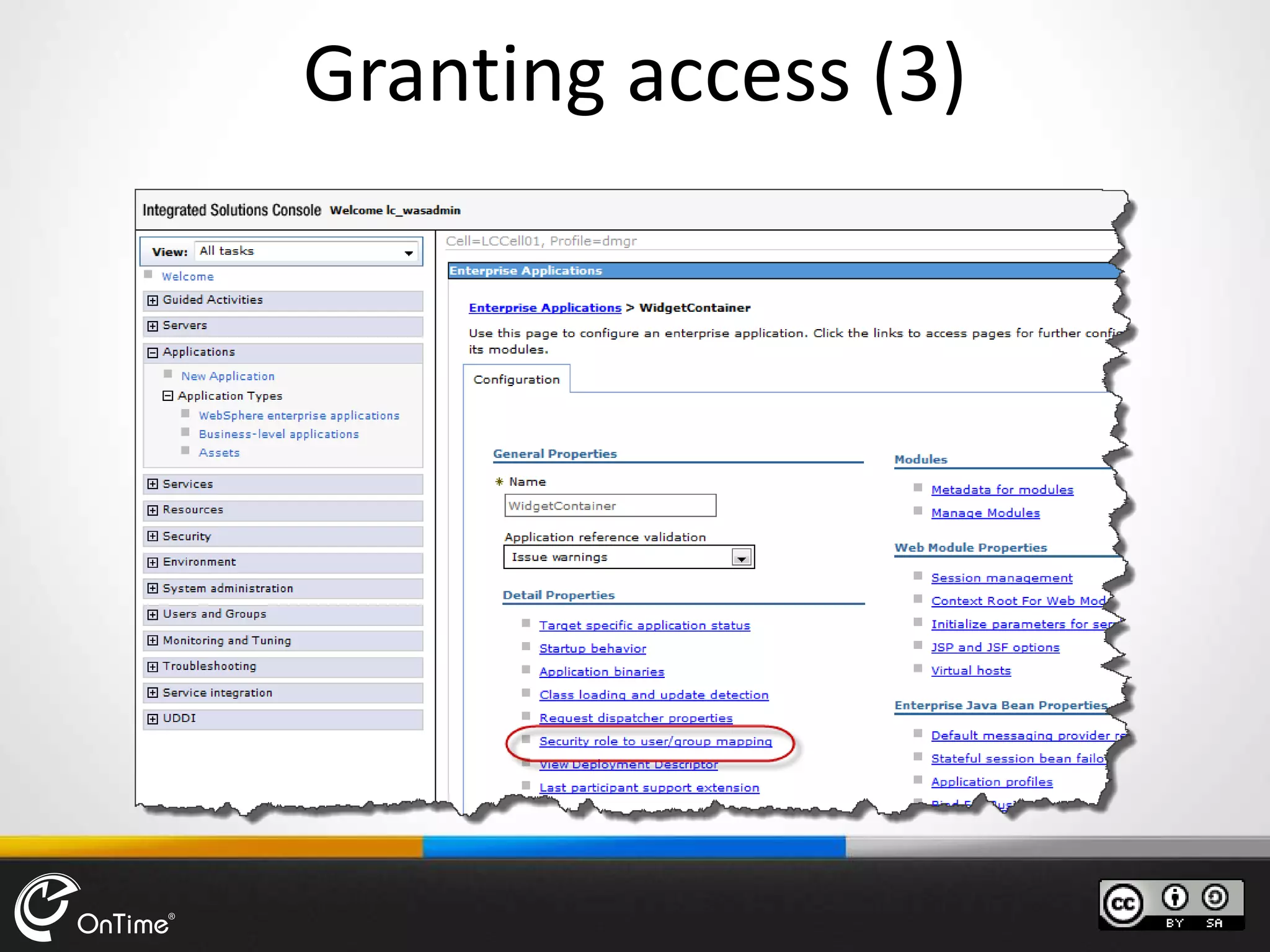Granting access (3)
 