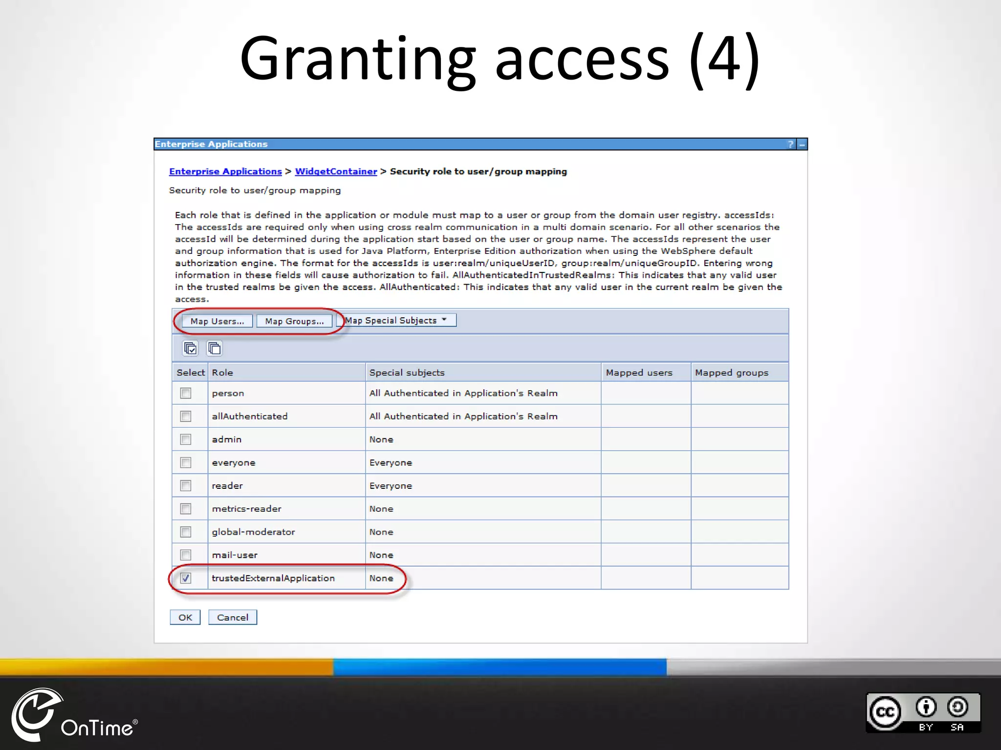 Granting access (4)
 