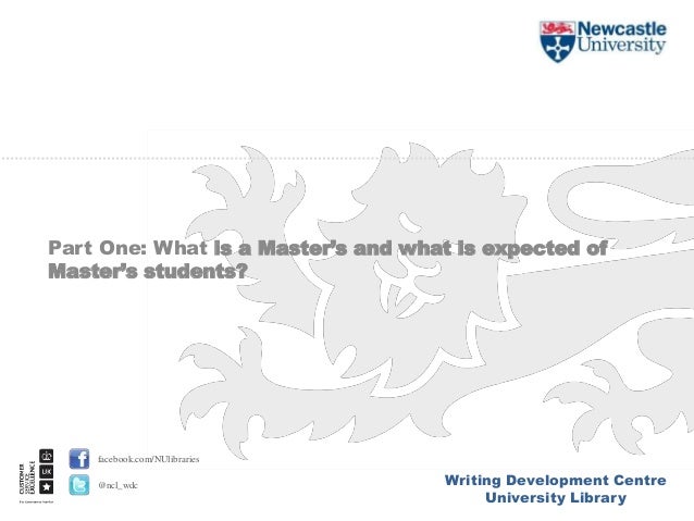 Writing at masters level master