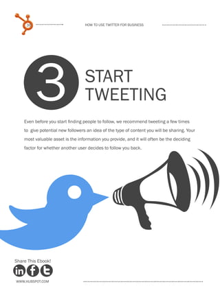 36                            How to use Twitter for business




          3                        Start
               ...