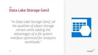 Known issues
Blob Storage APIs and Azure Data Lake Gen2 APIs aren't interoperable
Blob storage APIs not available
Azure St...