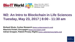 An Introduction to Blockchain in Healthcare