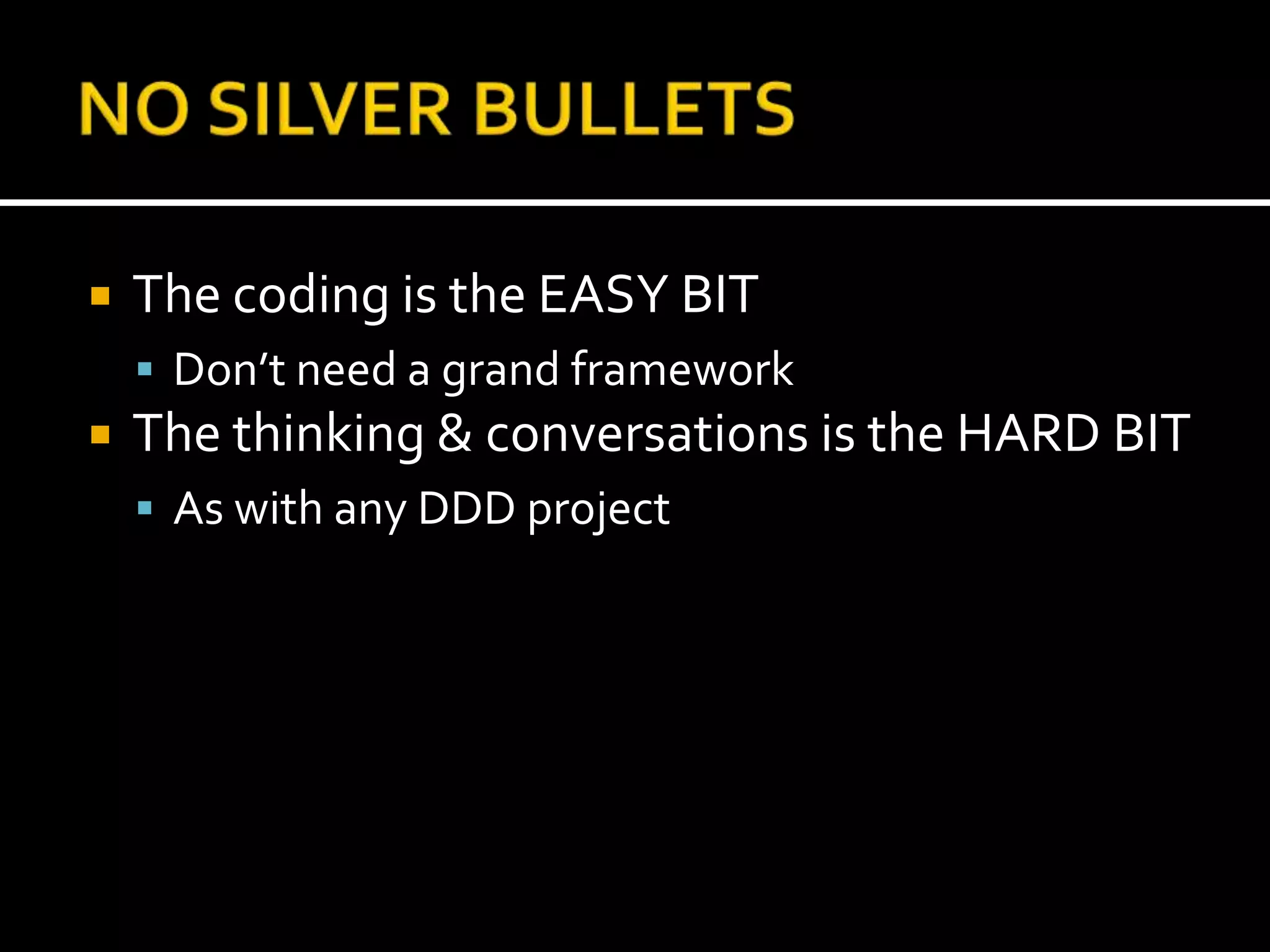 Still Need to Mutate the Statepublic classCatalogItem : AggregateRoot{privatebool _retired;privateGuid_id; public void Retire()	{if (!_retired)thrownewInvalidOperationException();ApplyEvent(new RetiredEvent(_id));    	}}