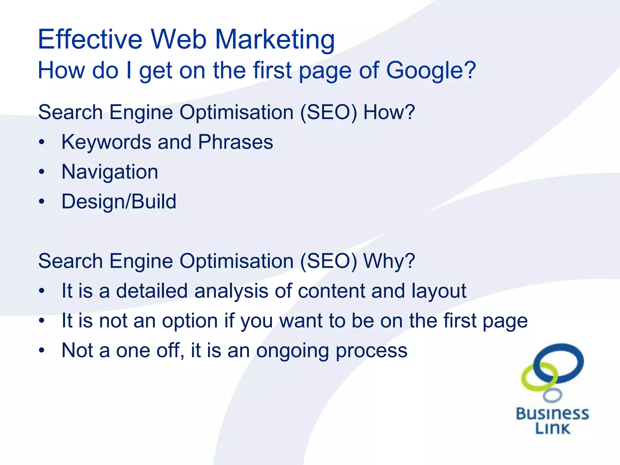 What makes a good website?