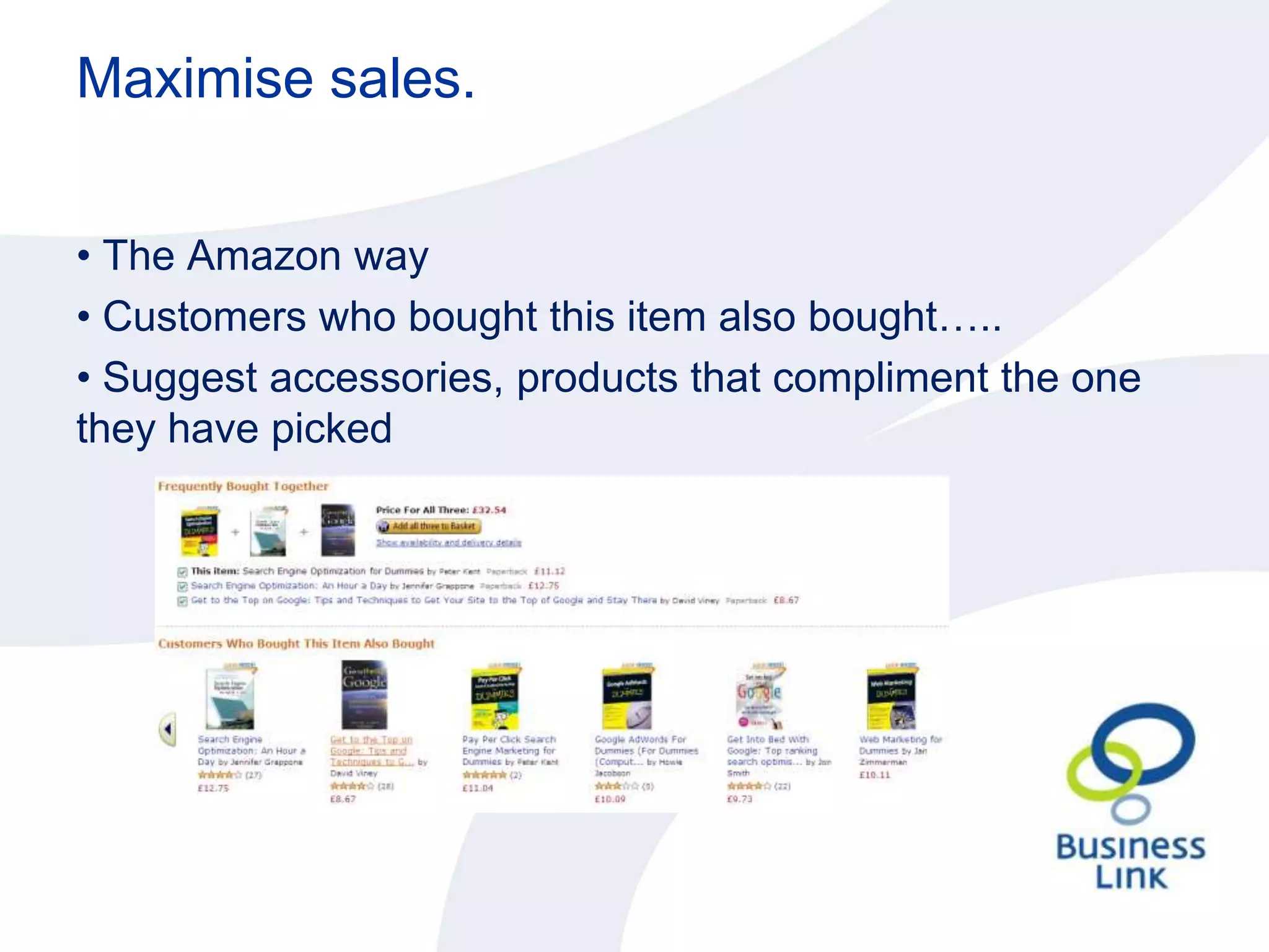 Works efficiently with/for the business Effective Web MarketingThe Three Keys to Web Marketing