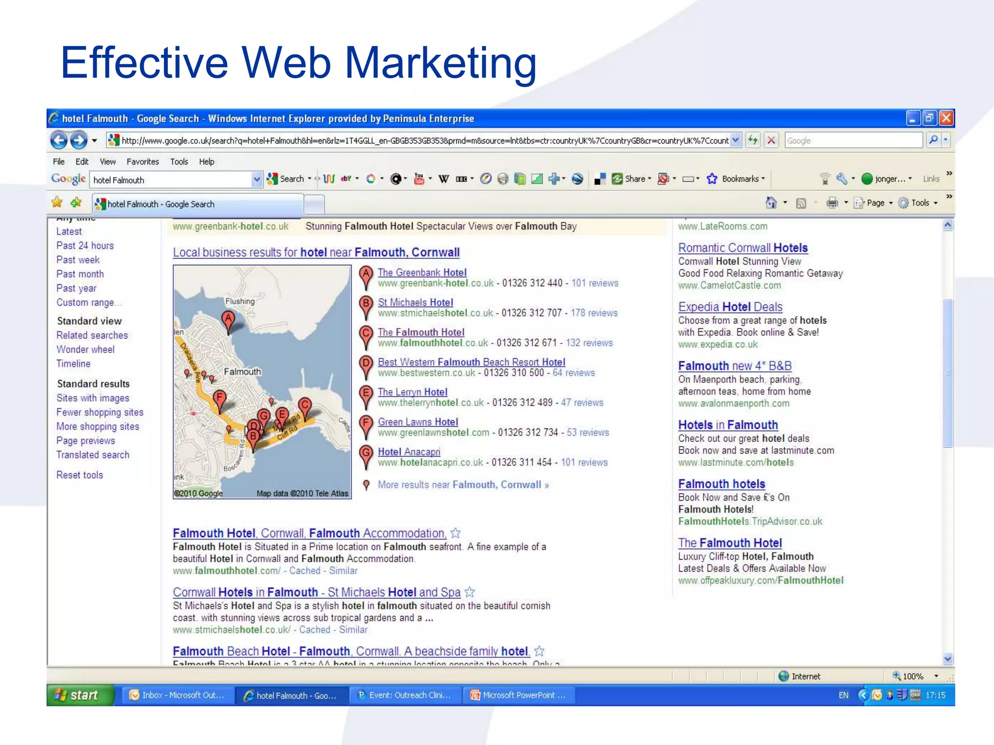 What are they looking at once they get there?