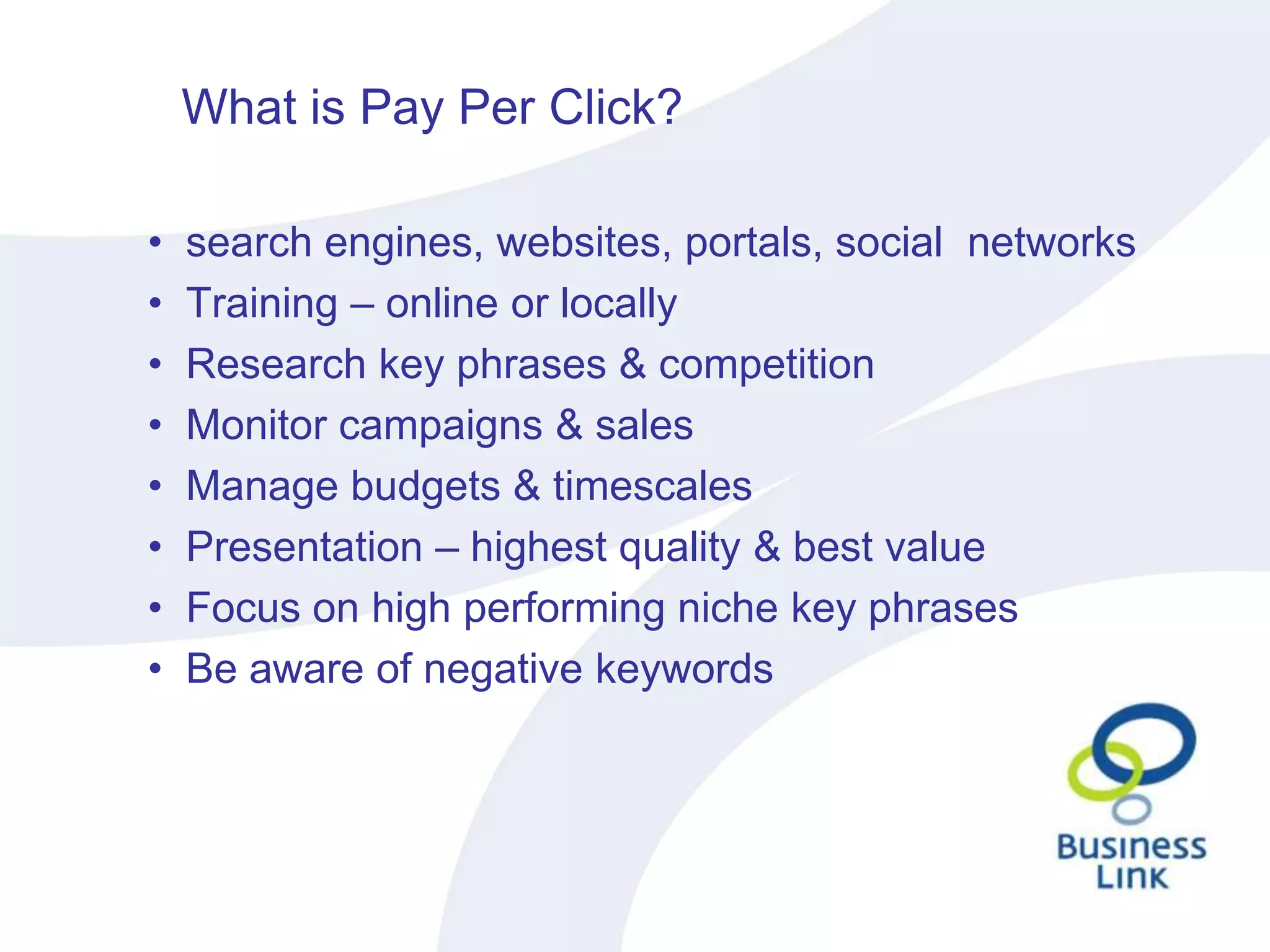 If you only take one thing away from today...GET......