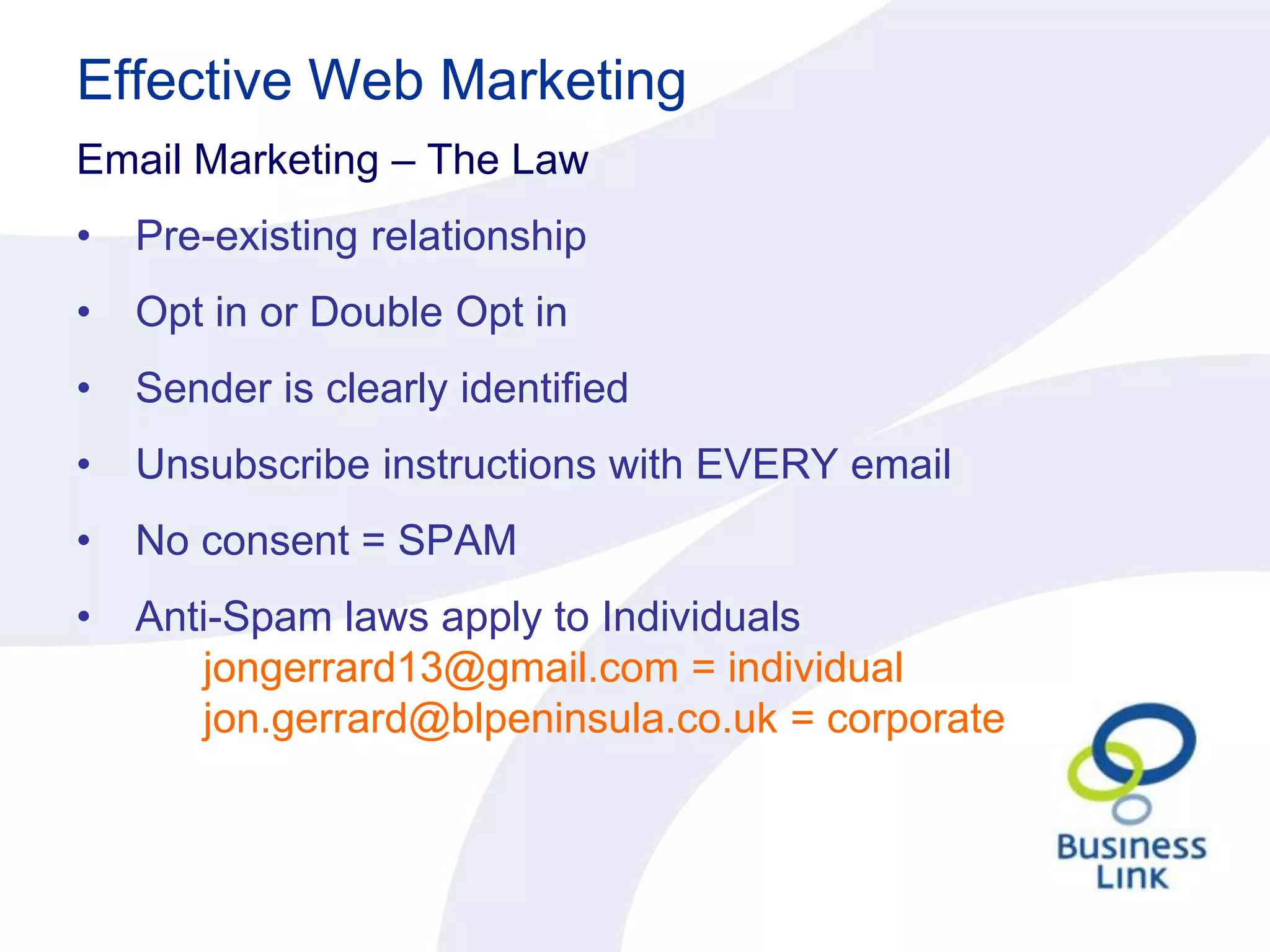 Effective Web MarketingGoogle Keyword ToolGoogle Insight