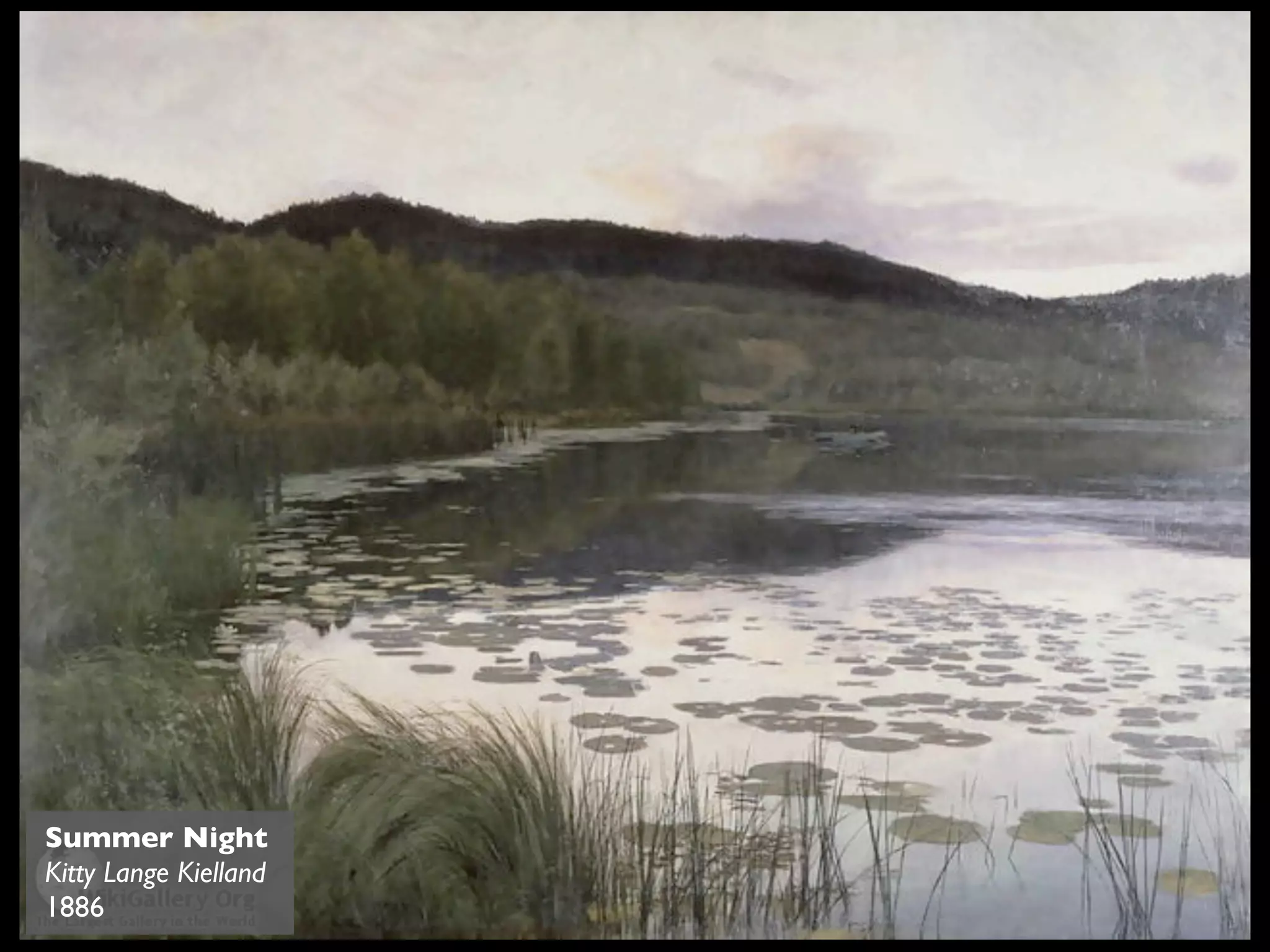 Summer Night
Kitty Lange Kielland
1886
 