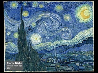 Starry Night
Vincent Van Gogh
1889
 