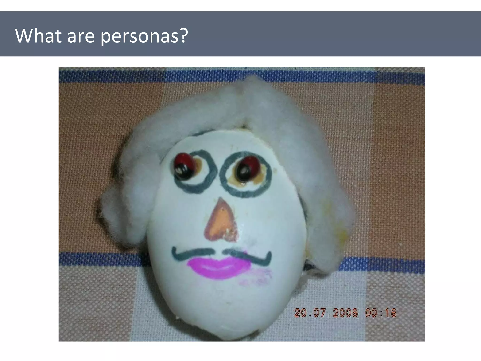 What are personas? 