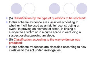 Suspect Classification An intro to phy evi | PPT
