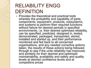 An intro to Reliability | PPTX