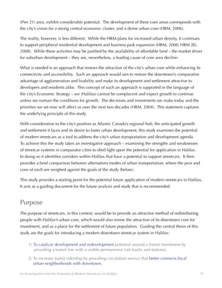 Address Comparator An Investigation Into The Potential Of Modern Streetcars In Halifax | PDF